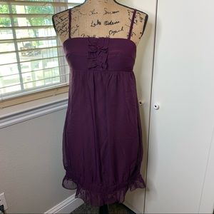 NWT Johnny Martin Sheer Overlay Bubble Dress